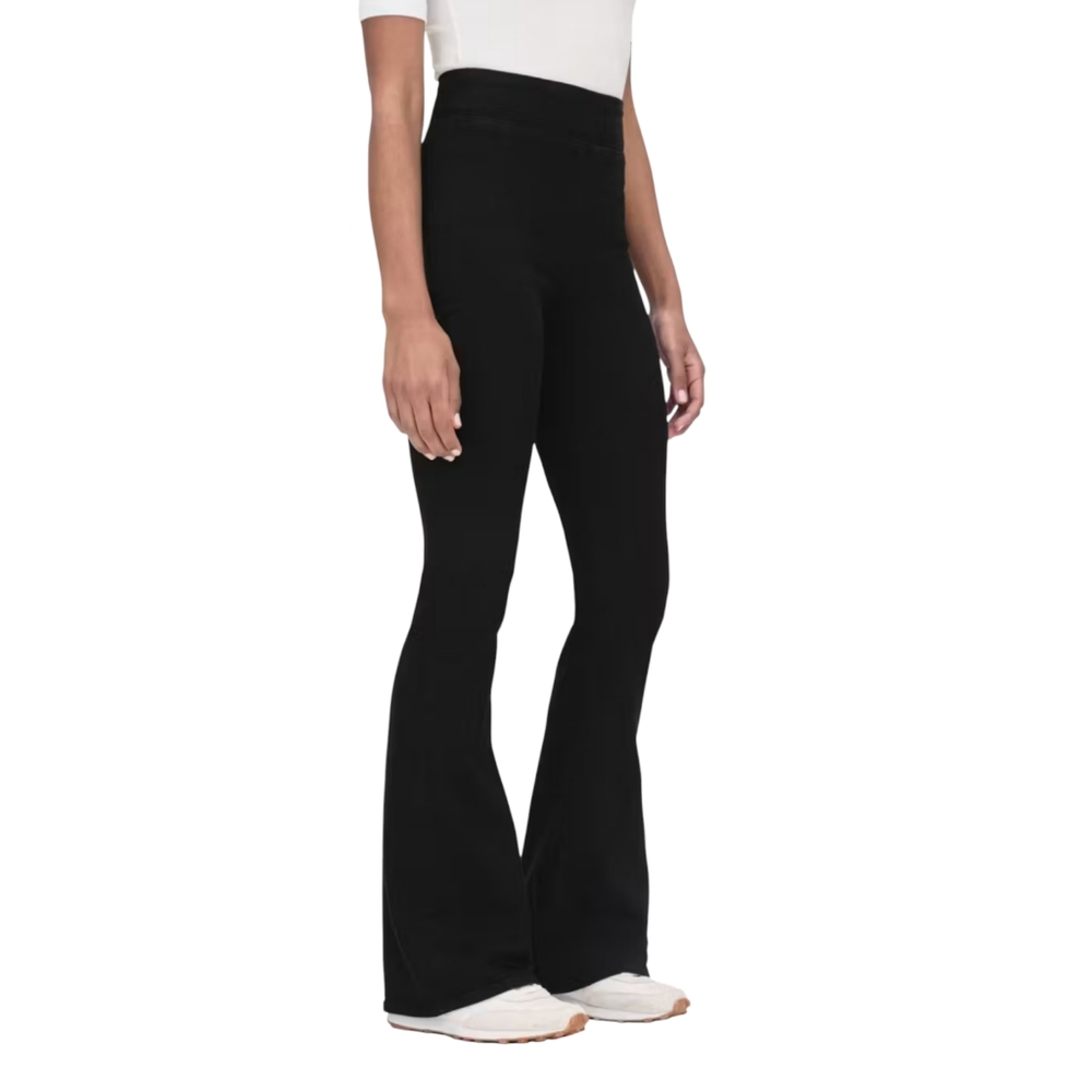 Frame Women's The Jet Set Flare Jean Size 1 (25-29) Super Stretch Black Luxury